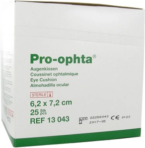 Lohmann & Rauscher, LOHMANN & RAUSCHER Pro-ophta® Augenverband 6,2 x 7,25 cm, Pro-optha Augenpads 6.2x7.2cm