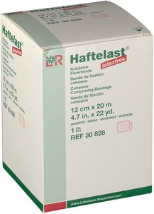 Lohmann & Rauscher, LOHMANN & RAUSCHER Haftelast® Fixierbinde 12 cm x 20 m, Haftelast latexfrei kohäsive Fixierbinde 12cmx20m creme