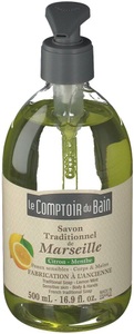 OCEANTERRE BIOTECHNOLOGIE, OCEANTERRE BIOTECHNOLOGIE Le Comptoir du Bain Traditionelle Marseille Seife Zitrone-Minze-Duft, 