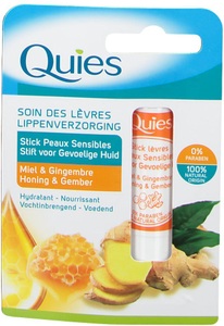 Quies, Quies Lippenstift Gevoelige Huid Honing & Gember, Quies Lippenpflege Empfindliche Haut Honig & Ingwer
