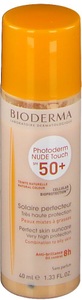 NAOS, NAOS Bioderma Photoderm Nude Touch SPF 50+ Teinte Naturelle, Bioderma Photoderm NUDE TOUCH SPF 50+ Naturelle 40ml