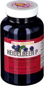 Hecht-Pharma GmbH, Hecht-Pharma GmbH Gall Pharma Heidelbeer PE GPH Kapseln, GALL PHARMA Heidelbeer P