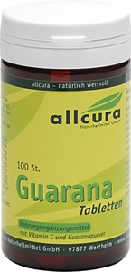 Allcura Naturheilmittel GmbH, allcura Naturheilmittel GmbH allcura Guarana Tabletten, allcura Guarana Tabletten