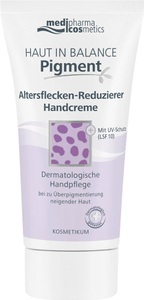 Dr. Theiss Naturwaren GmbH, Dr. Theiss Naturwaren GmbH medipharma cosmetics Haut in Balance Pigment Altersflecken-Reduzierer Handcreme, medipharma cosmetics Haut in Balance Pigment Altersflecken-Reduzierer Handcreme