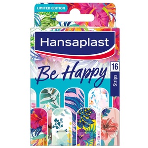 Beiersdorf AG, Beiersdorf AG Hansaplast Be Happy Pflasterstrips 19 x 72 mm, Hansaplast Pflaster Be Happy (16 Stk)