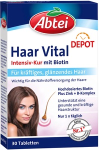 Omega Pharma Deutschland GmbH, Omega Pharma Deutschland GmbH Abtei Haar Vital, Haar Vital Schönheitskur (30 Tabletten)