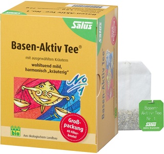 SALUS Pharma GmbH, SALUS Pharma GmbH Salus® Basen Aktiv Tee, Basen-Aktiv® Kräutertee Nr. 1 Brennnessel-Linde