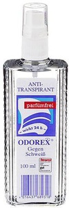 ODVITAL Cosmetics GmbH, ODVITAL Cosmetics GmbH Odorex® Antitranspirant gegen Schweiß, ODOREX® Antitranspirant gegen Schweiß