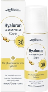 Dr. Theiss Naturwaren GmbH, Dr. Theiss Naturwaren GmbH medipharma cosmetics Hyaluron Sonnenpflege Körper LSF 30, medipharma cosmetics Hyaluron Sonnenpflege Körper LSF 30