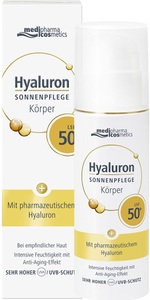 Dr. Theiss Naturwaren GmbH, Dr. Theiss Naturwaren GmbH medipharma cosmetics Hyaluron Sonnenpflege Körper LSF 50+, medipharma cosmetics Hyaluron Sonnenpflege Körper LSF 50+