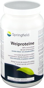 SPRINGFIELD NUTRACEUTICALS, SPRINGFIELD NUTRACEUTICALS Springfield Molkenproteine Konzentrat 80 %, Springfield Molkenproteine Konzentrat 80 %