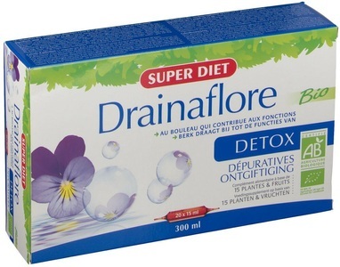 Superdiet, Superdiet Super Diet Drainaflore BIO Detox Ampullen, SUPER DIET Drainaflore BIO DETOX Ampullen