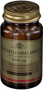 Solgar, Solgar® Methylcobalamin (Vitamin B12) 1000 µg, SOLGAR® Methylcobalamin 1000 µg