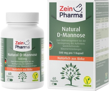 Zein Pharma - Germany GmbH, Zein Pharma - Germany GmbH ZeinPharma® D-Mannose Kapseln 500 mg, ZeinPharma® Natural D Mannose Kapseln 500 mg