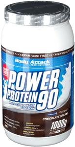 Body Attack, Body Attack Sports Nutrition GmbH & Co. KG Body Attack Power Protein 90 Schokolade, Body Attack Power Protein 90 Chocolate (1000g)