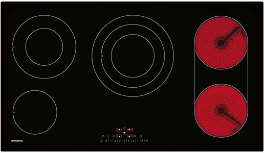Gaggenau, Gaggenau CE291101 Glaskeramik-Kochfeld, Gaggenau Serie 200, Elektrokochfeld, 90 cm, CE291101
