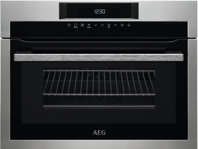 AEG, AEG BO4GEMKM Backofen Chrom, AEG BO4GEMKM Kompaktbackofen mit Mikrowelle Chrom