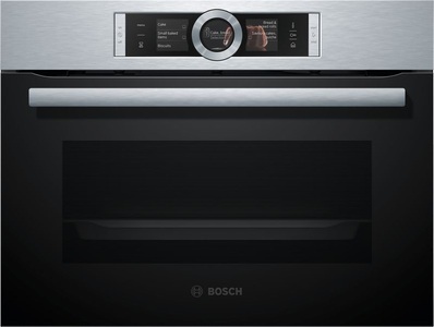 Bosch, Bosch CSG656RS2 Kombi-Backofen, Bosch Serie 8, Einbau Kompaktdampfbackofen, 60 x 45 cm, Edelstahl, CSG656RS2