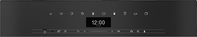 MIELE, Miele Einbau-Kaffeevollautomat CVA 7440, 60 cm, Obsidianschwarz, Bohnensystem, OneTouch, EasyClick-Milksystem, BrilliantLight, Miele CVA 7440-60 Kaffeemaschine Einbau Obsidianschwarz