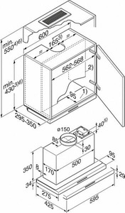 MIELE, Miele DA 3466-60 ED Dunstabzugshaube Edelstahl, 