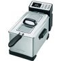 Profi Cook, Profi Cook PC-FR 1087 Fritteuse 2000 W mit Display Edelstahl, Schwarz, 