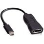 undefined, V7 USB-C(m) auf Displayport(w) Adapter Schwarz, 