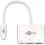 Goobay, USB-C Multiport-Adapter HDMI + PD, USB 3.2 Gen 1 Multiport-Hub, USB-C Stecker > USB-A + USB-C + HDMI Buchse, USB-Hub