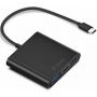 Fantec, Fantec UMP-HDMI4K-PD - USB Typ-C zu HDMI 4K / USB / Typ-C Adapter, 