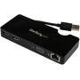 STARTECH, LAPTOP MINI DOCKING STATION . NMS NS ACCS, StarTech.com USB 3.0 Universal Laptop Mini Dockingstation mit HDMI oder VGA, Gigabit Ethernet, USB 3.0 - Dockingstation - USB - HDMI - GigE