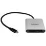 StarTech.com, StarTech.com USB 3.0 Flash Memory Multi-Card Reader / Writer with USB-C - SD, microSD, CompactFlash, StarTech.com USB 3.0 Kartenleser mit USB-C - SD, MicroSD, CompactFlash Speicherkartenleser mit USB-C Kabel - Kartenleser - USB 3.0