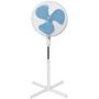 Bestron, Standventilator ASV45W, Bestron - Ventilator SUMMER BREEZE - chromfarbig/weiss - Mischmaterial - 63/63/122 cm