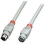 undefined, Lindy Apple Mac Serial Port Extension Cable, 5m Druckerkabel Grau, 