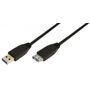 Logilink, Logilink CU0041 - Verlängerungskabel USB 3.0 Typ-A auf Typ-A - 1m, LogiLink USB-Kabel USB 3.2 Gen1 (USB 3.0 / USB 3.1 Gen1) USB-A Stecker, USB-A Buchse 1.00 m Schwarz CU0041