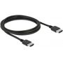 Delock, DeLock 84965 - Premium HDMI Kabel 4K 60Hz - 3 m, Delock Kabel 4K 60Hz HDMI - HDMI, 3 m, Schwarz