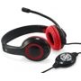 Conceptronic, Conceptronic CHATSTARU2R - USB-Headset 2m Kabel USB2.0 rot, 