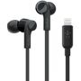 Belkin, ROCKSTAR IN-EAR HEADPHONES W/LIGHTNING CONNECTOR BLACK IN NMS IN ACCS, 