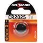 Ansmann, Lithium Knopfzelle CR-2025, Batterie, Lithium Knopfzelle CR-2025, Batterie