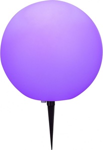 GLOBO TOULA Außenleuchte Kunststoff weiß, 5 m Zuleitungskabel, mit Erdspitz, IP44, D:3