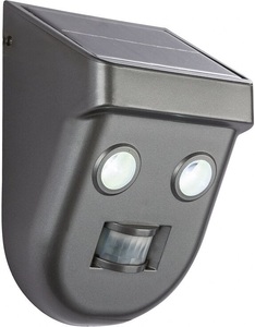Globo, GLOBO SOLAR Solarleuchte Kunststoff anthrazit, IP65, Sensor:120°, Reichweite: 10m, , i, Solarleuchte
