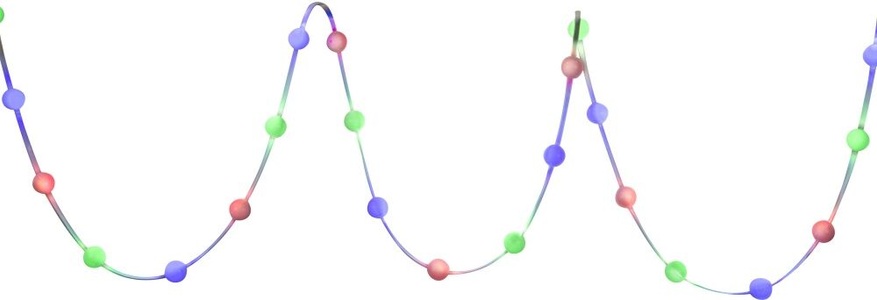 Globo, GLOBO ALCEDO LED-Band Kunststoff weiß, Zuleitung 3 Meter, Abstand zw. Kugeln 16,6 cm,, LED-Band Alcedo
