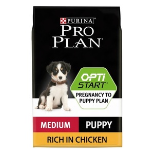 PURINA PRO PLAN, PRO PLAN OPTISTART Chicken Medium Puppy Food 3kg, PRO PLAN OPTISTART Chicken Medium Puppy Food 3kg