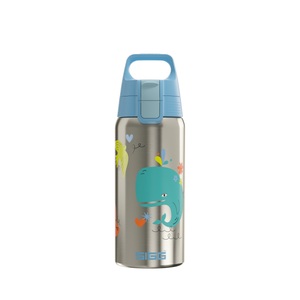 SIGG, Trinkflasche Shield Therm ONE Whale Friend 0.5 L, Isolierflasche WhaleFriend0.5l