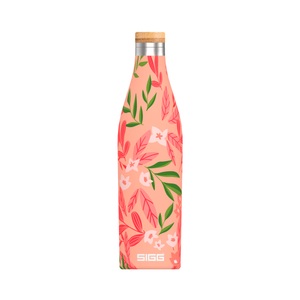 SIGG, Trinkflasche Meridian Sumatra Flowers 0,5L, Thermosflasche, Meridian 500 ml Trinkflasche