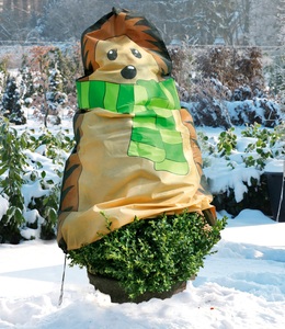 undefined, Winterschutz Vlieshaube Igel ´Leon´ 125 x 120 cm (1 Stück), 