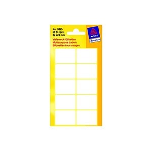 undefined, Avery Multipurpose Labels, White 32 x 23, AVERY ZWECKFORM Etiketten 32×23mm 3075Z weiss 60 Stück