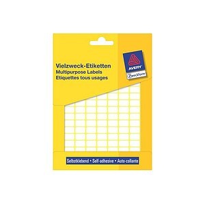 undefined, Avery Mini-Organisations-Etiketten, weiß, 13 x 8 mm, permanent, AVERY Zweckform Mini-Etiketten 3306 Weiss 13 x 8 mm 29 Blatt à 128 Etiketten