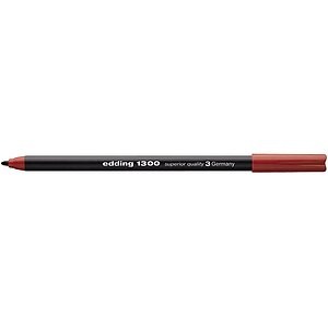 edding, EDDING Fasermaler 1300 color pen 2mm 1300-2 rot, Edding 1300, Fasermaler, color pen, 3mm, rot, 1300-002