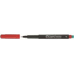 Faber-Castell, FABER-CASTELL OHP MULTIMARK F 151321 rot perm.