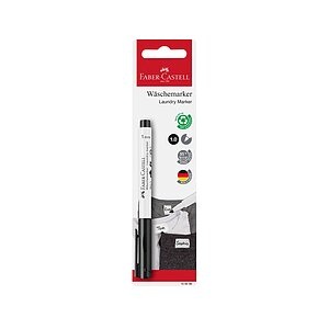 Faber-Castell, FABER-CASTELL Textilmarker 1mm 159596 schwarz
