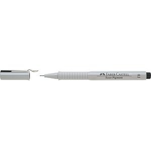 Faber-Castell, FABER-CASTELL Tintenschreiber ECCO 0,1mm 166199 Pigment, schwarz